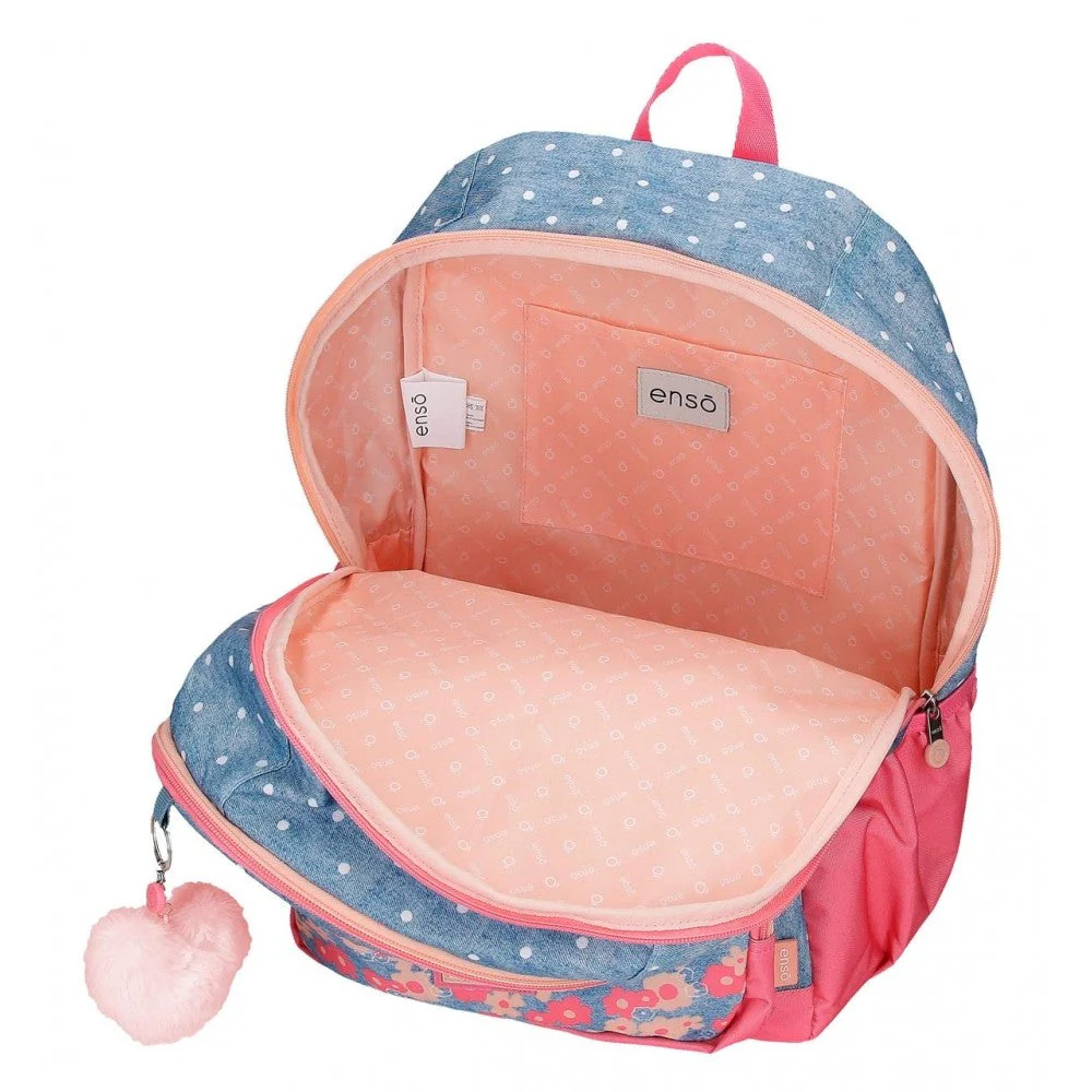 Mochila Enso Little Dreams doble compartimento con carro - Image 7
