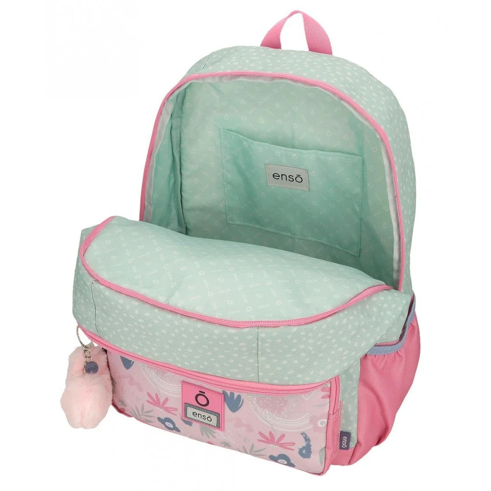 Mochila Enso Love ice cream  doble compartimento con carro - Image 6