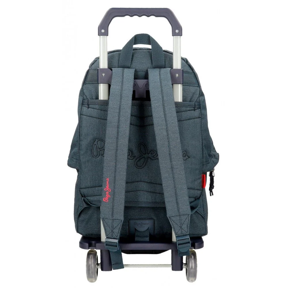 Mochila Escolar adaptable Pepe Jeans Kay con carro - Image 2