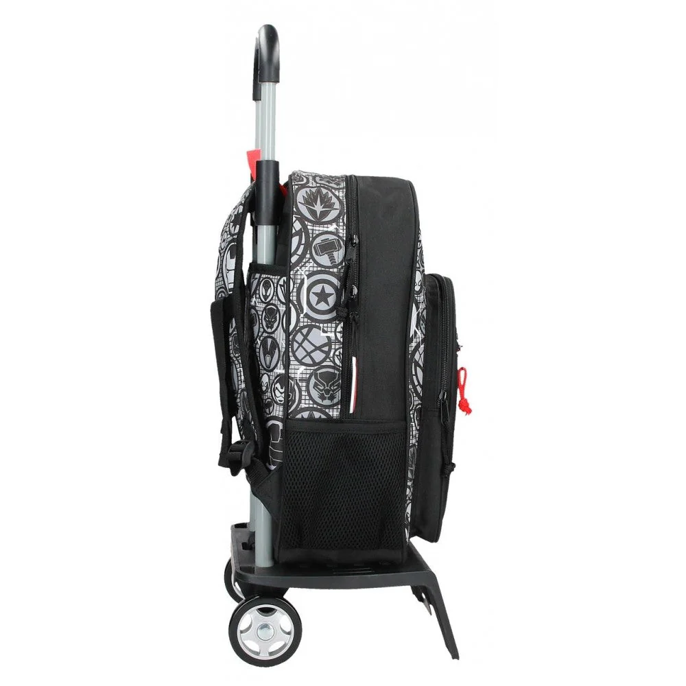 Mochila Escolar Avengers Heroes 38cm con carro - Image 6