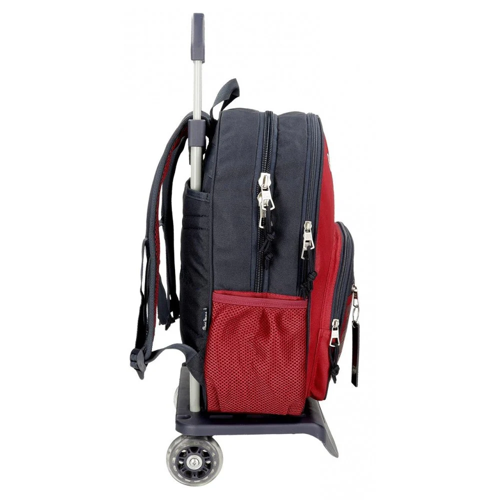 Mochila escolar dos compartimentos Pepe Jeans Clark 40cm con carro - Image 8
