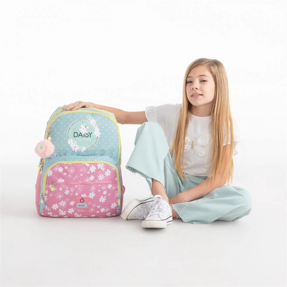 Mochila escolar Enso Daisy doble Compartimento adaptable - Image 4