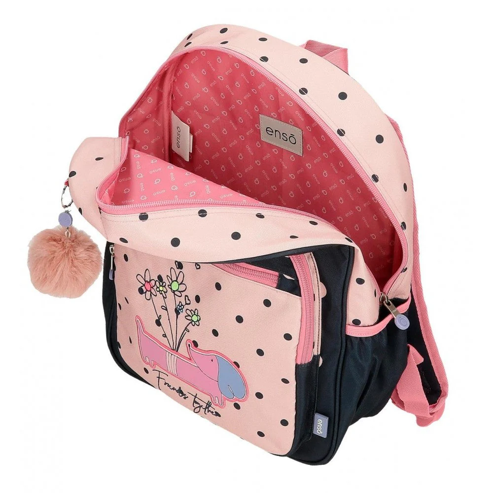 Mochila Escolar Enso Friends Together con carro - Image 4