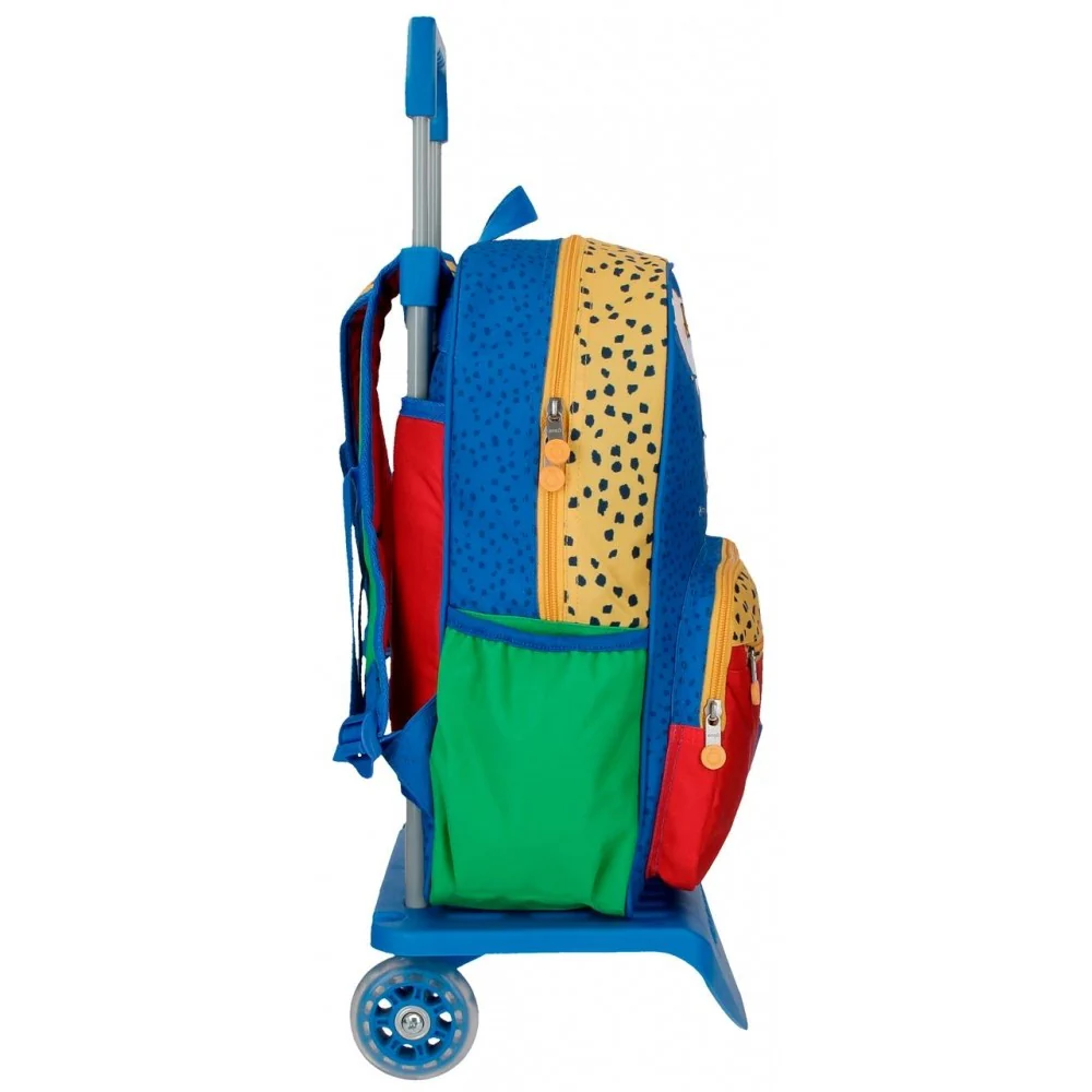 Mochila Escolar Enso Jungle Club con carro - Image 5