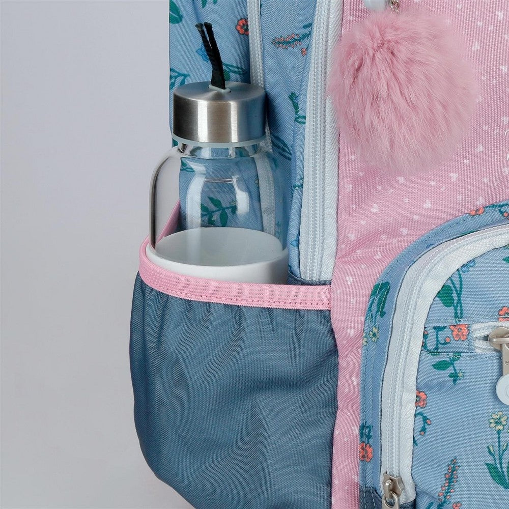Mochila Escolar Enso We Love Flowers con carro - Image 8