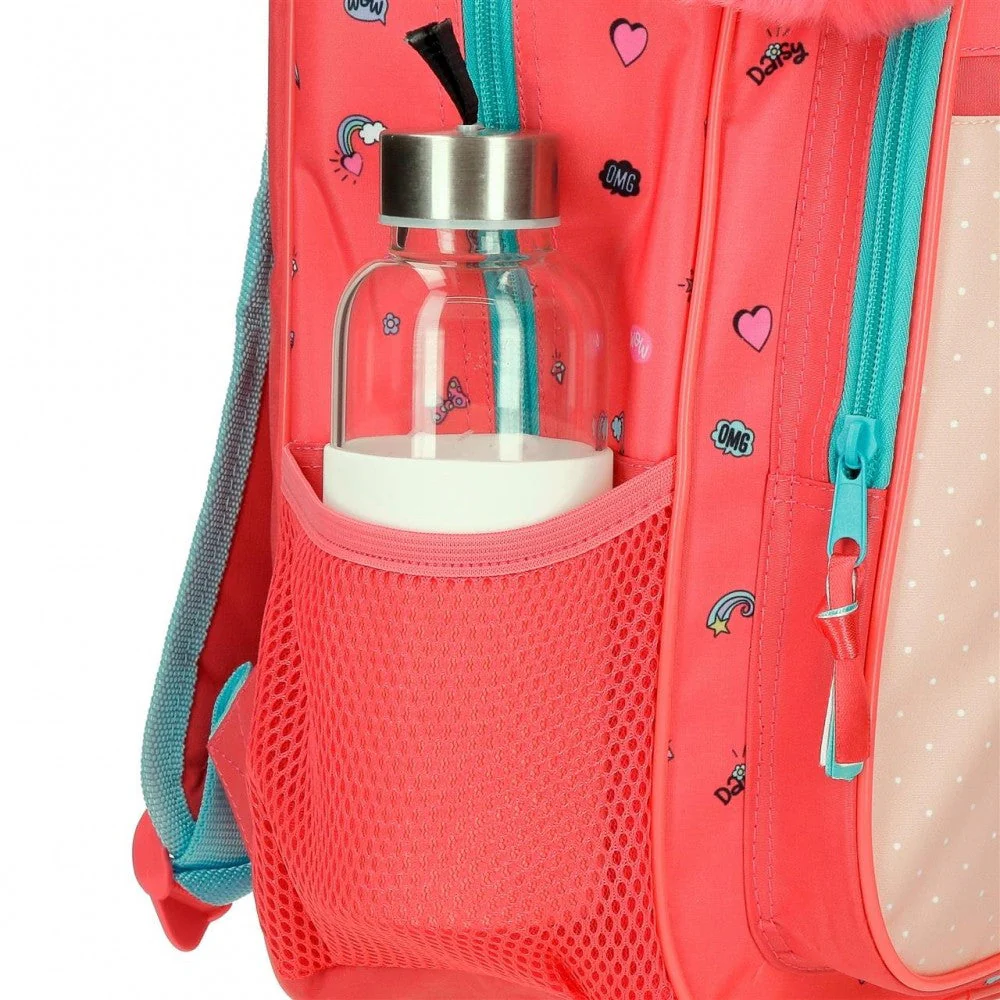 Mochila Escolar Minnie Lovin Life 38cm con Carro - Image 4