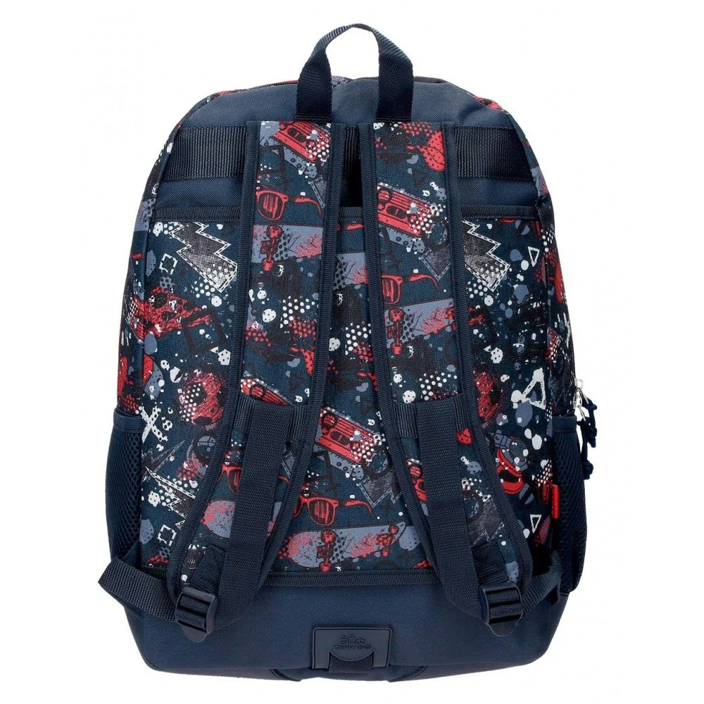 Mochila escolar Movom Free time adaptable dos compartimento 46 cm - Image 2