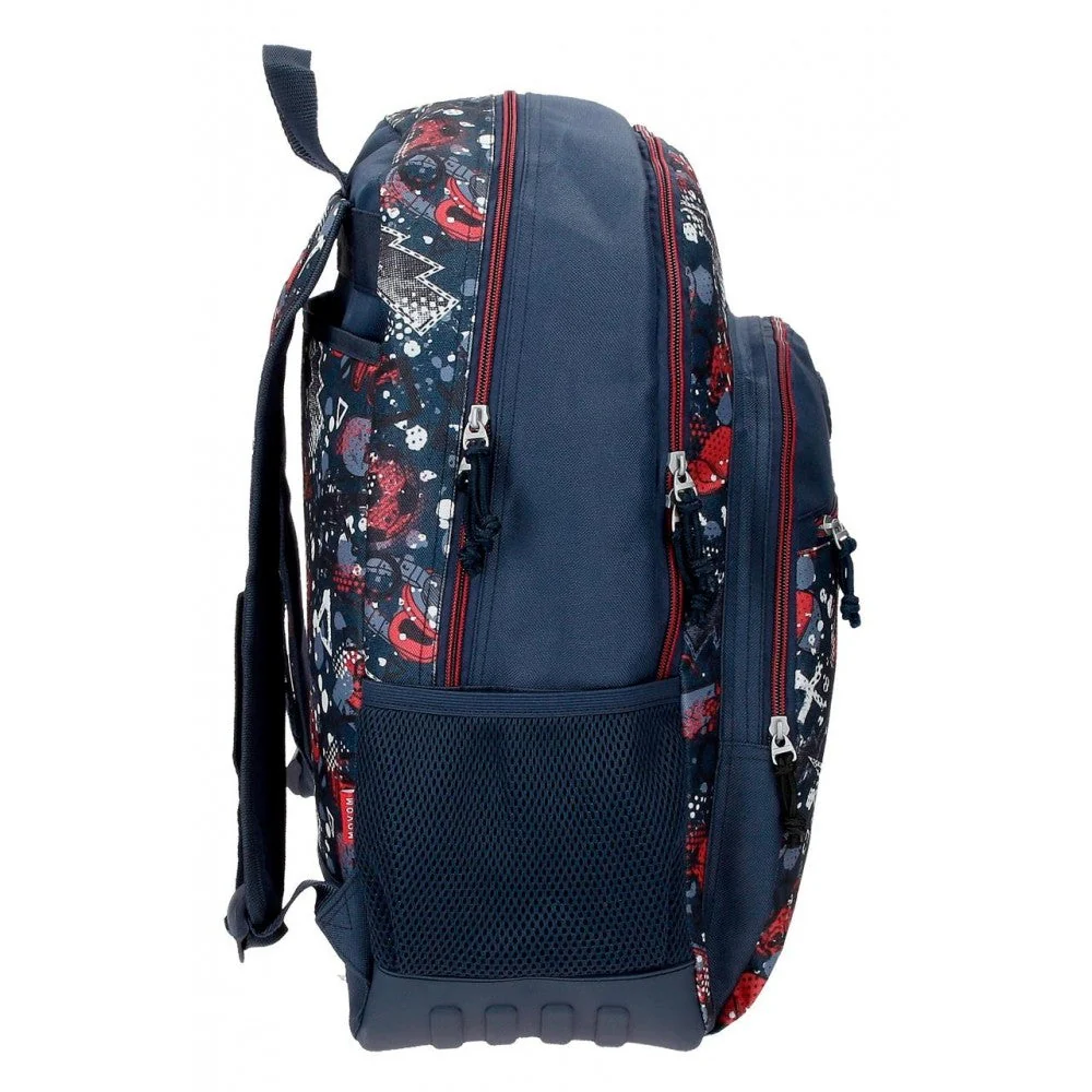 Mochila escolar Movom Free time adaptable dos compartimento 46 cm - Image 8