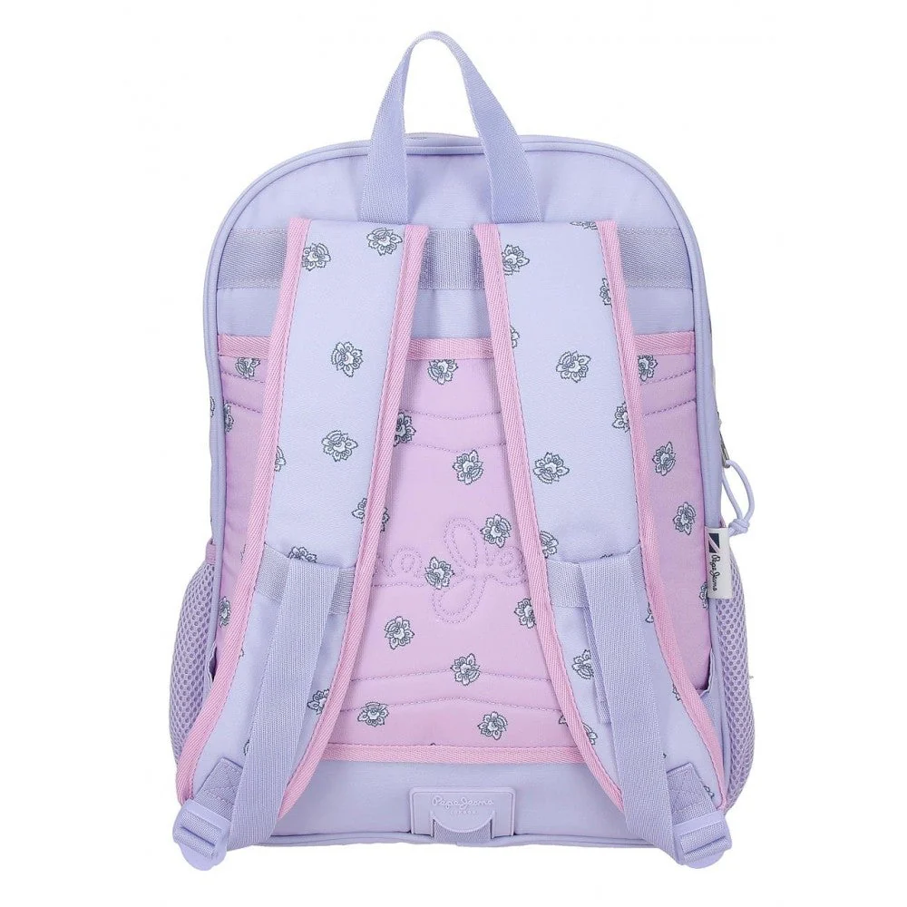 Mochila escolar Pepe Jeans Becca dos compartimentos 40 cm adaptable a carro - Image 2