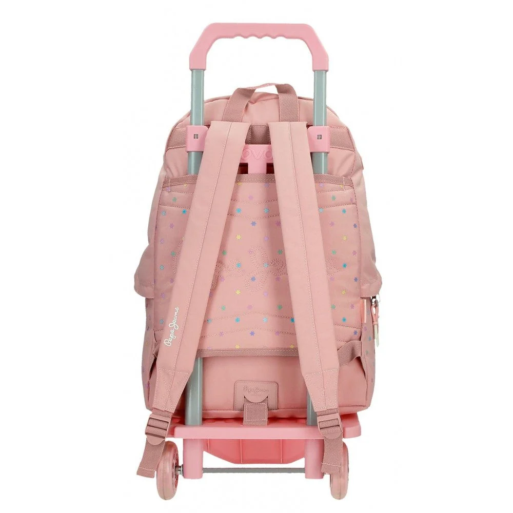 Mochila Escolar Pepe Jeans Carina con carro - Image 3