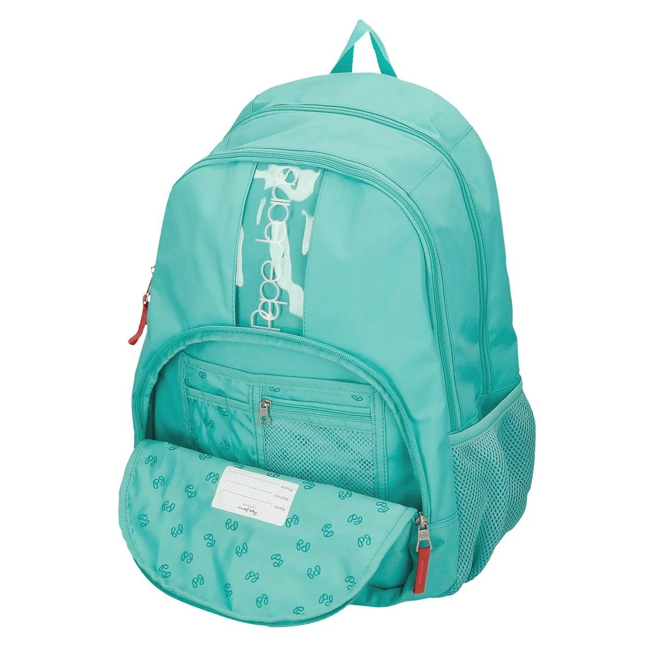 MOCHILA ESCOLAR PEPE JEANS DARIENNE CON CARRO Turquesa 2 - Image 4