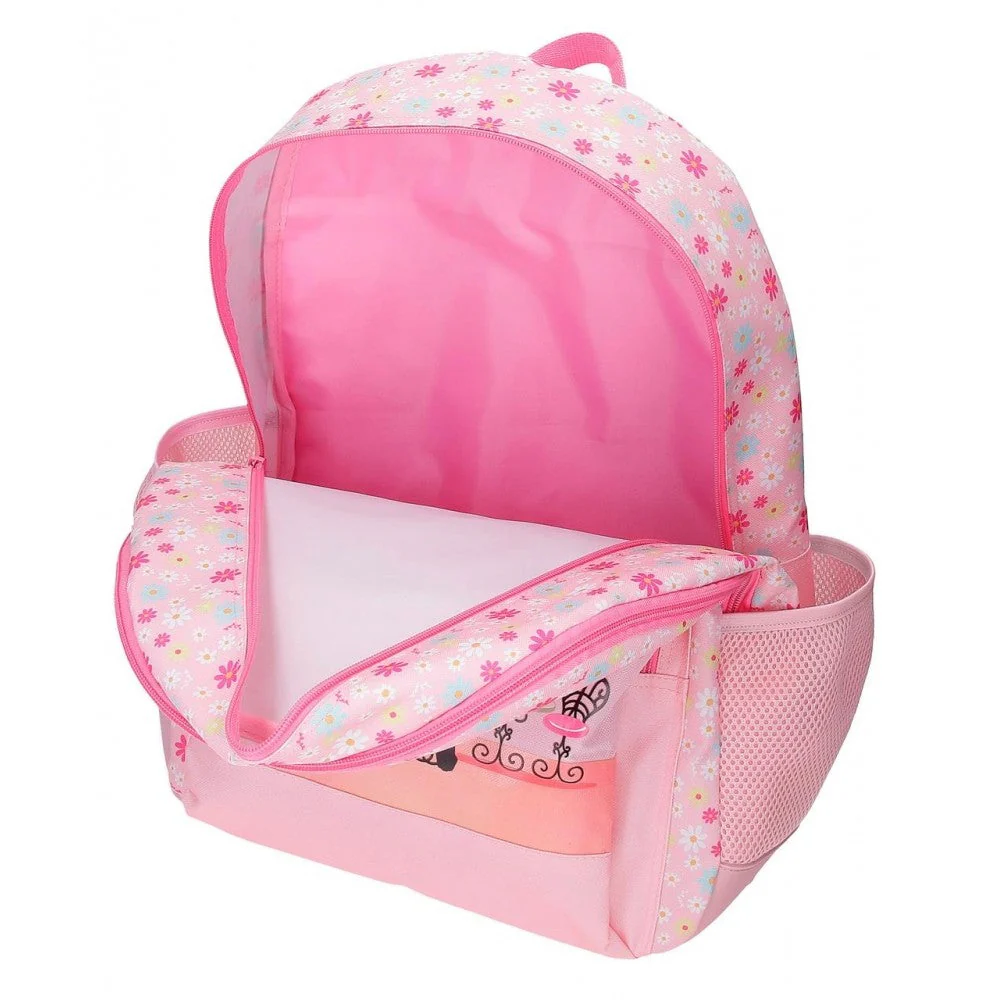 Mochila Escolar Roll Road Coffee shop Dos Compartimentos con carro - Image 8