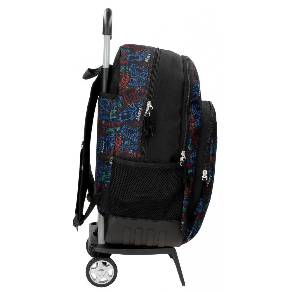 Mochila Escolar Roll Road Next Level con carro Dos Compartimentos - Image 3