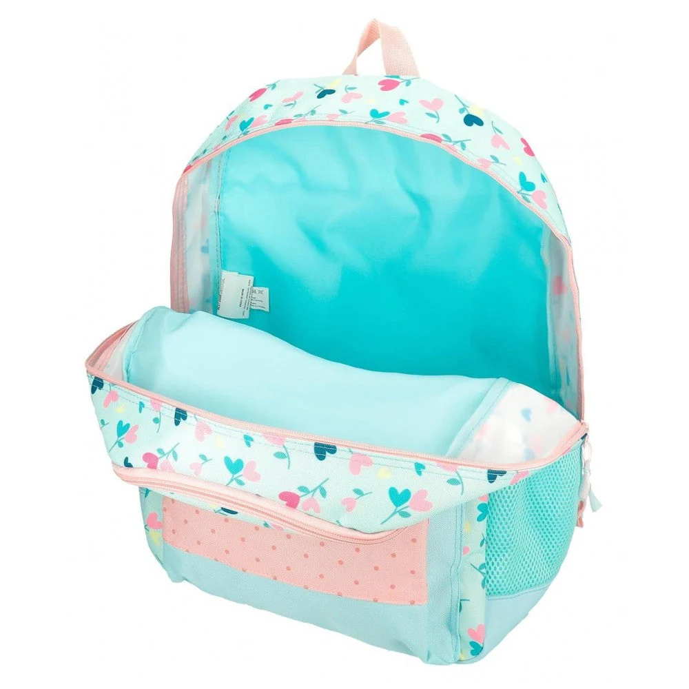 Mochila Escolar Roll Road Queen of hearts Dos Compartimentos adaptable a carro - Image 6