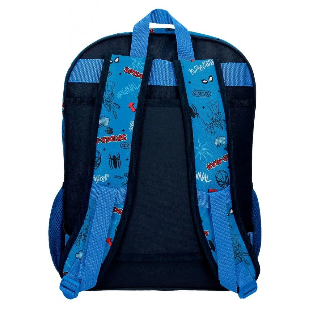 Mochila Escolar Spiderman Totally awesome 42cm Dos Compartimentos - Image 2
