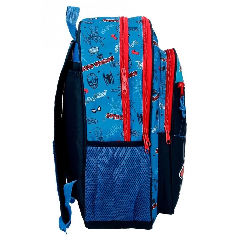 Mochila Escolar Spiderman Totally awesome 42cm Dos Compartimentos - Image 5