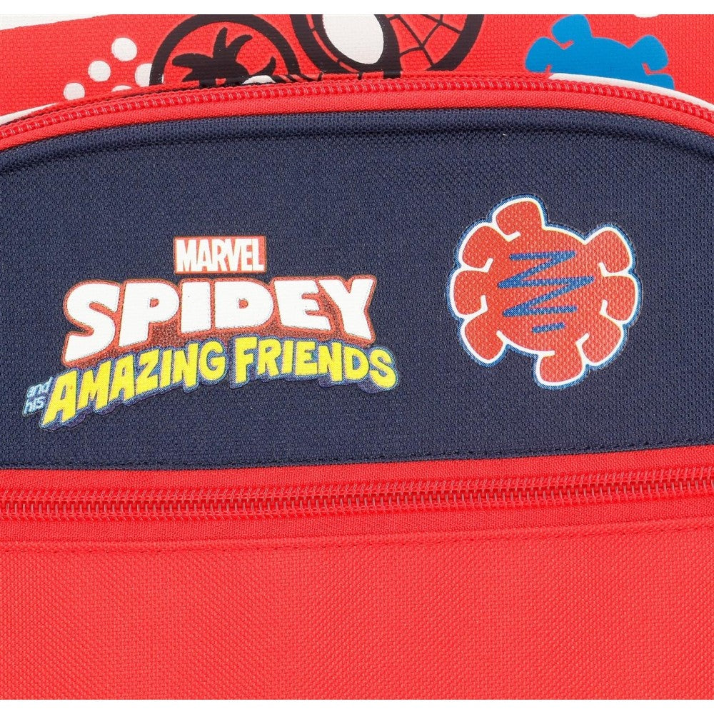 Mochila Escolar Spidey and friends 40cm con carro - Image 3
