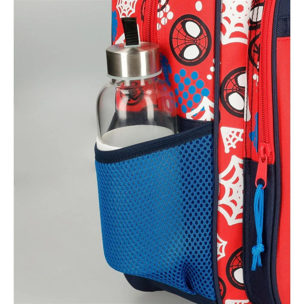 Mochila Escolar Spidey and friends 40cm con carro - Image 4