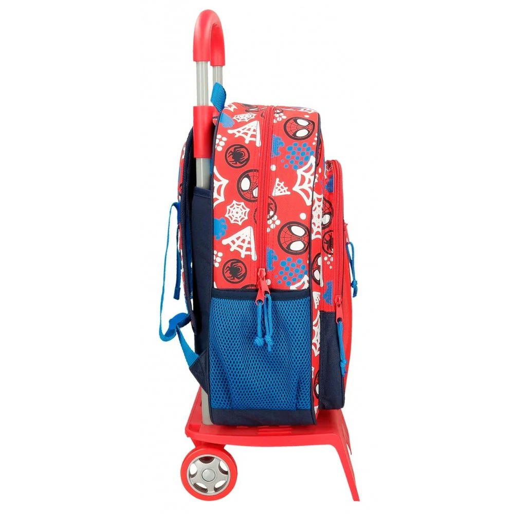 Mochila Escolar Spidey and friends 40cm con carro - Image 6