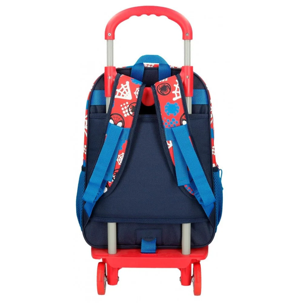 Mochila Escolar Spidey and friends 40cm con carro - Image 7