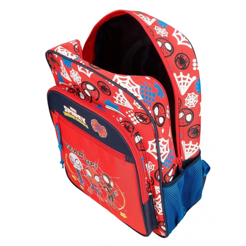 Mochila Escolar Spidey and friends 40cm con carro - Image 8