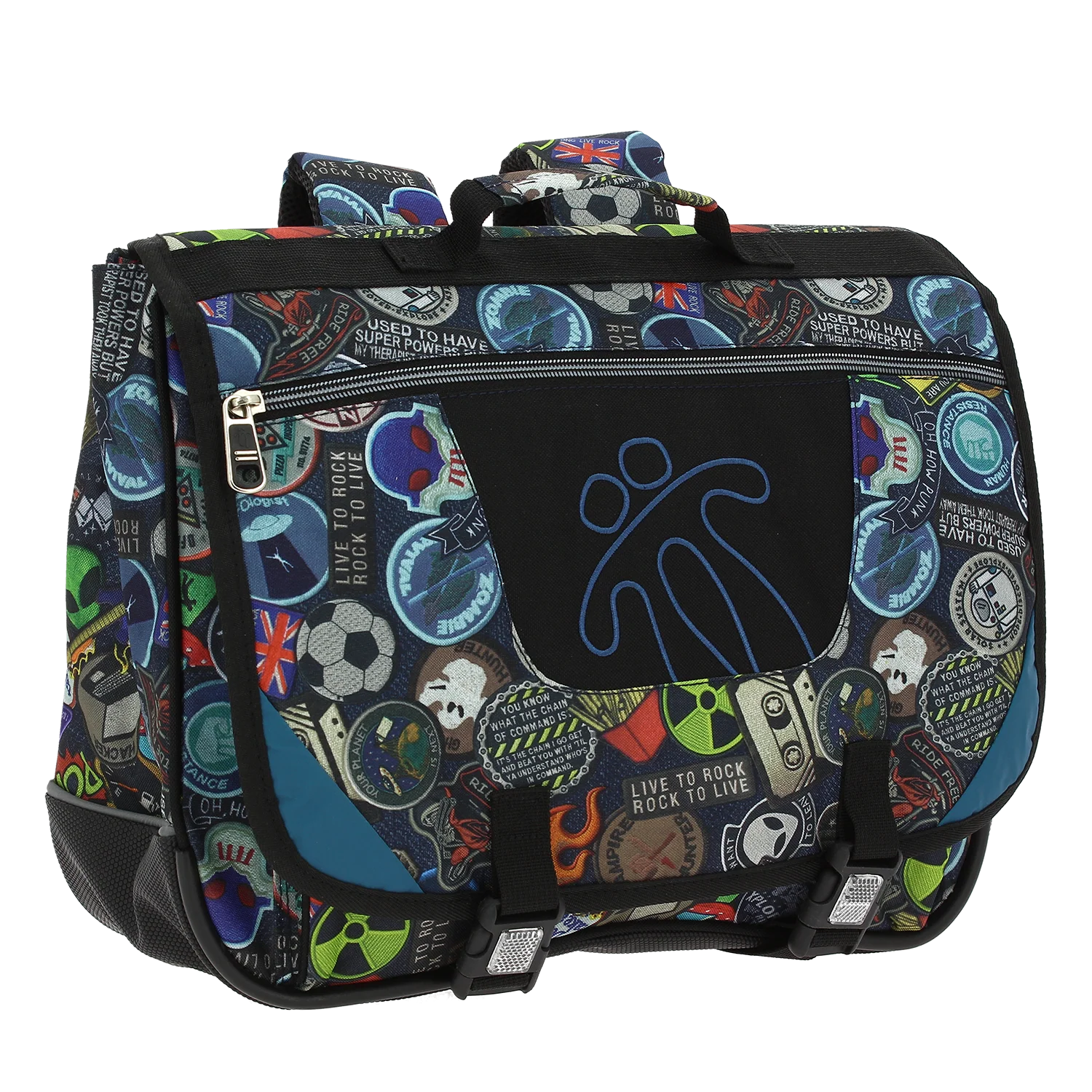 Mochila escolar Totto- Tijeras - Niño-1LY - Image 2
