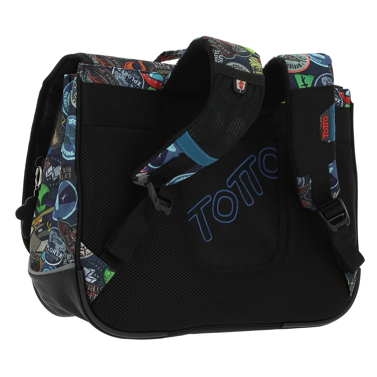 Mochila escolar Totto- Tijeras - Niño-1LY - Image 4