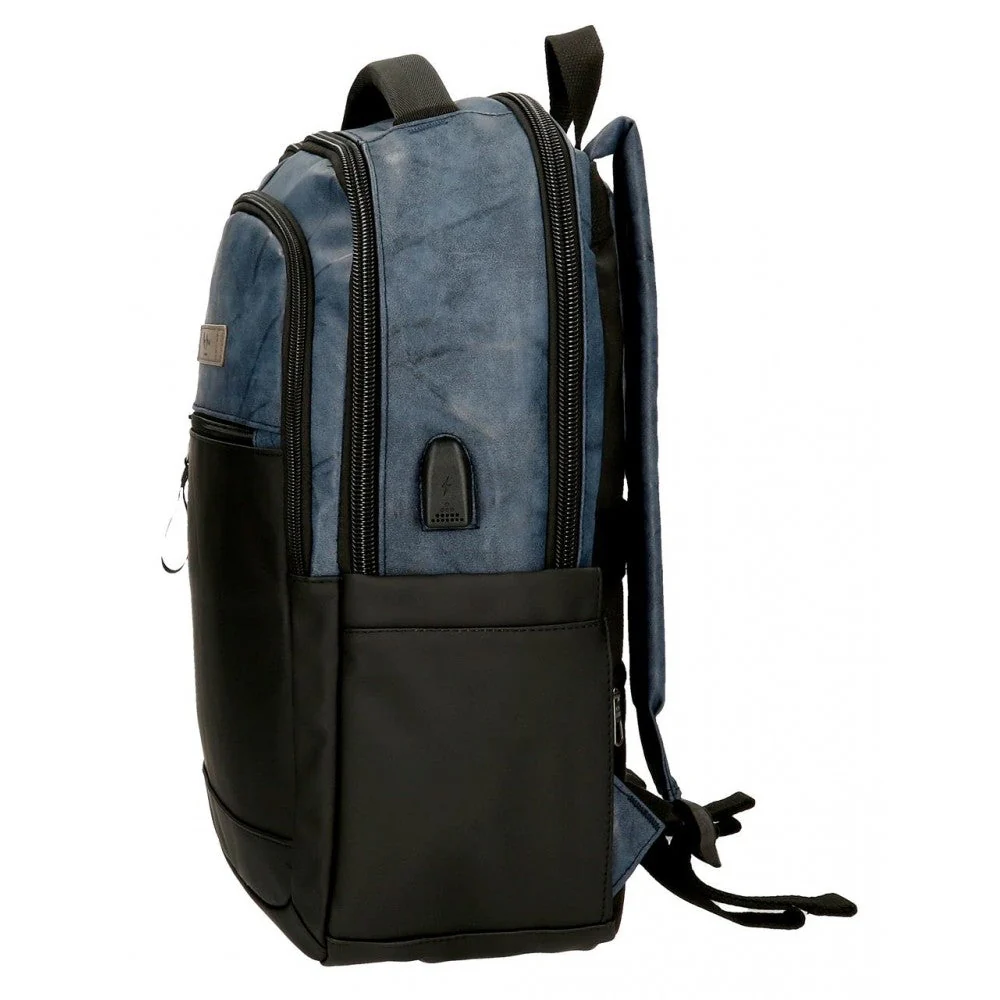 Mochila para portátil 15,6´´ Pepe Jeans Ocean tres Compartimentos - Image 8