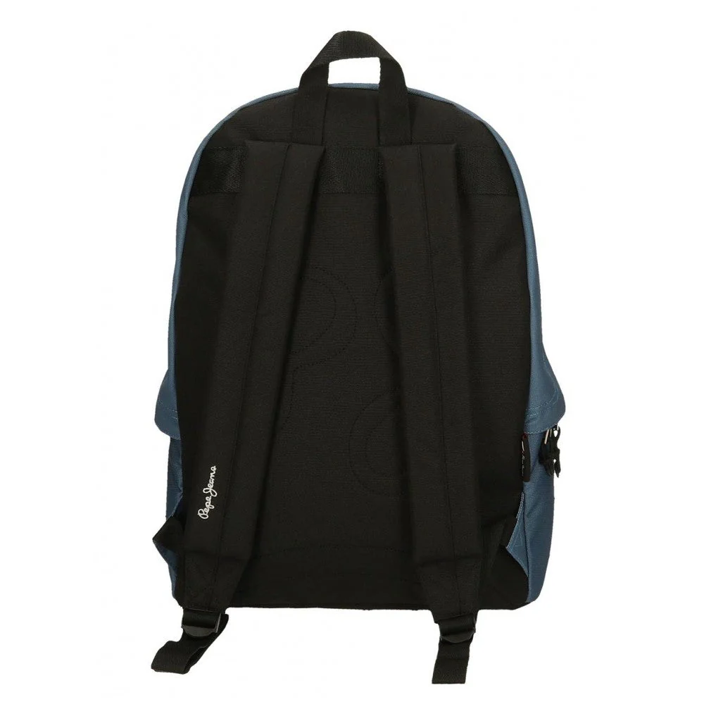 Mochila Pepe Jeans Aris + Estuche azul denim - Image 7