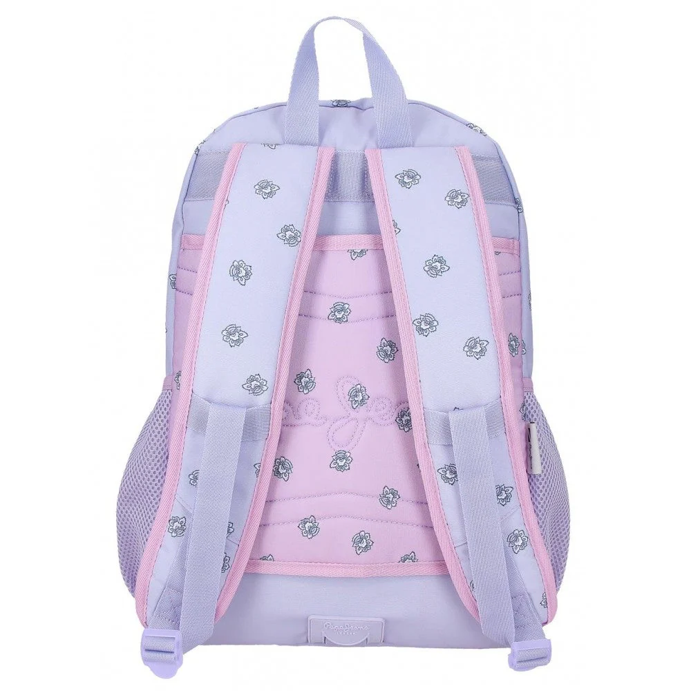Mochila Pepe Jeans Becca dos compartimentos 44 cm adaptable a carro - Image 2