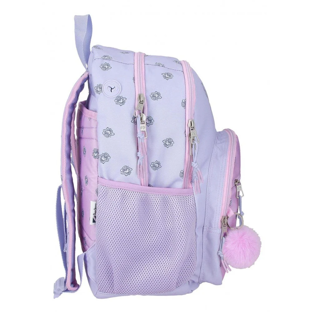 Mochila Pepe Jeans Becca dos compartimentos 44 cm adaptable a carro - Image 9
