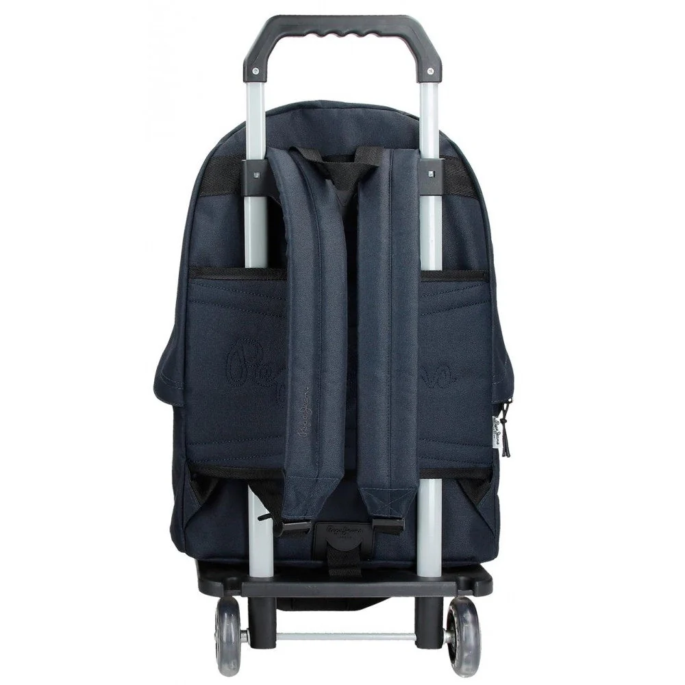 Mochila Pepe Jeans Cromwell 44 cm con carro - Image 9