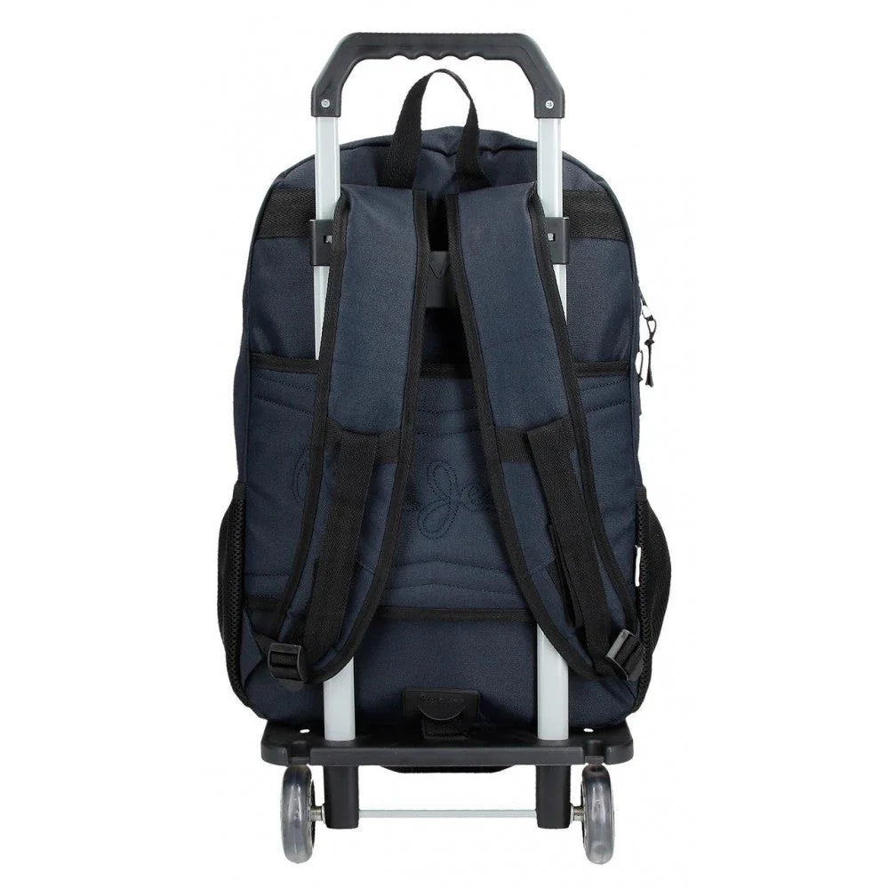 Mochila Pepe Jeans Cromwell dos compartimentos 45 cm con carro - Image 2