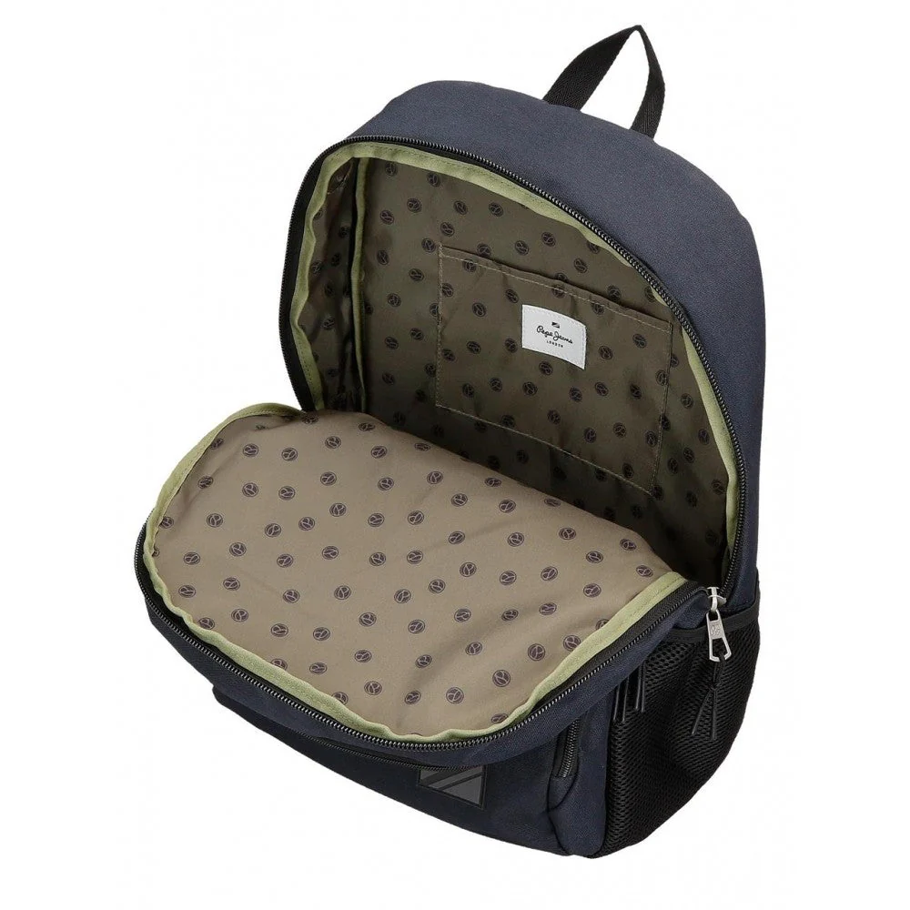 Mochila Pepe Jeans Cromwell dos compartimentos 45 cm con carro - Image 5