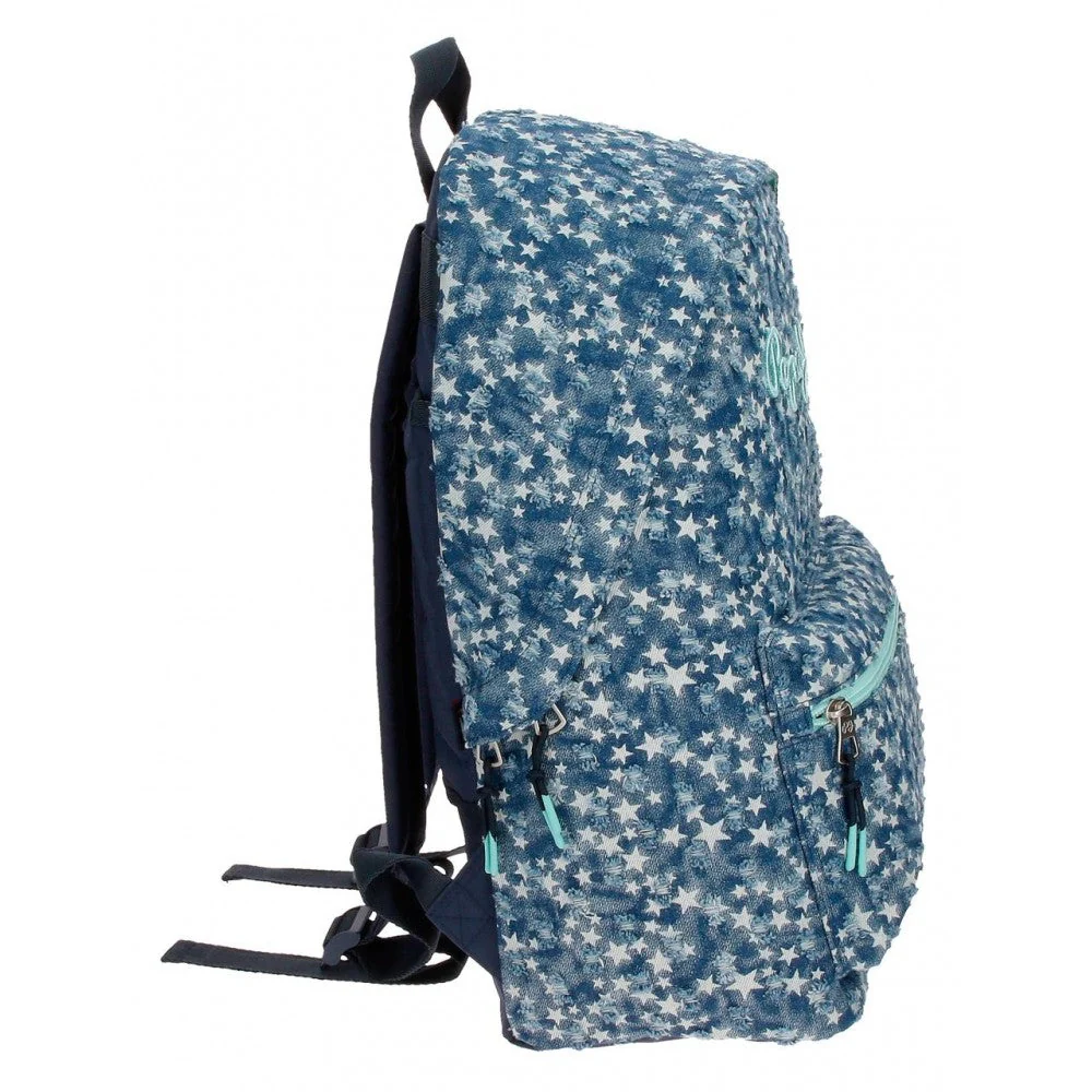 Mochila Pepe Jeans Demin Star  44cm - Image 2