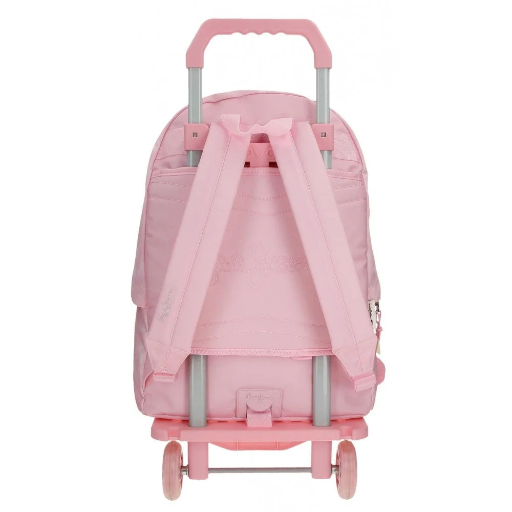 Mochila Pepe Jeans Holi 44cm con carro - Image 5