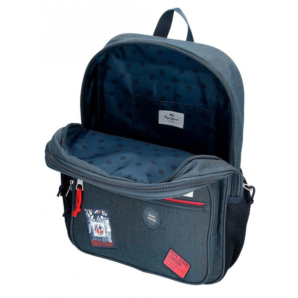 Mochila Pepe Jeans Kay 40cm dos compartimentos - Image 5