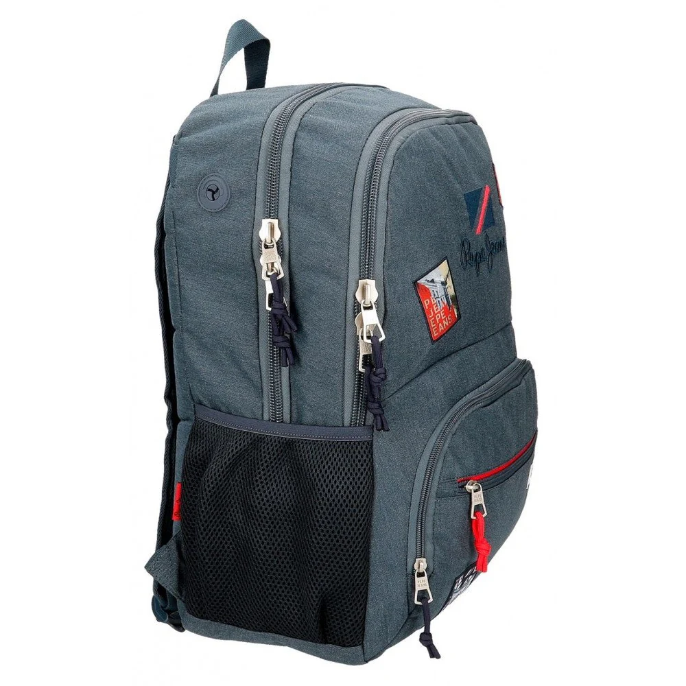 Mochila Pepe Jeans Kay 46cm dos compartimentos - Image 6