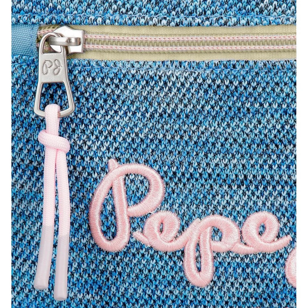 Mochila Pepe Jeans Lena Doble Cremallera con carro - Image 2