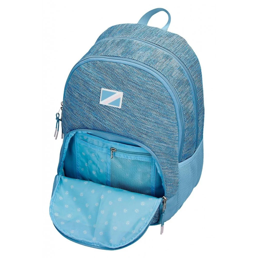 Mochila Pepe Jeans Lena Doble Cremallera con carro - Image 7