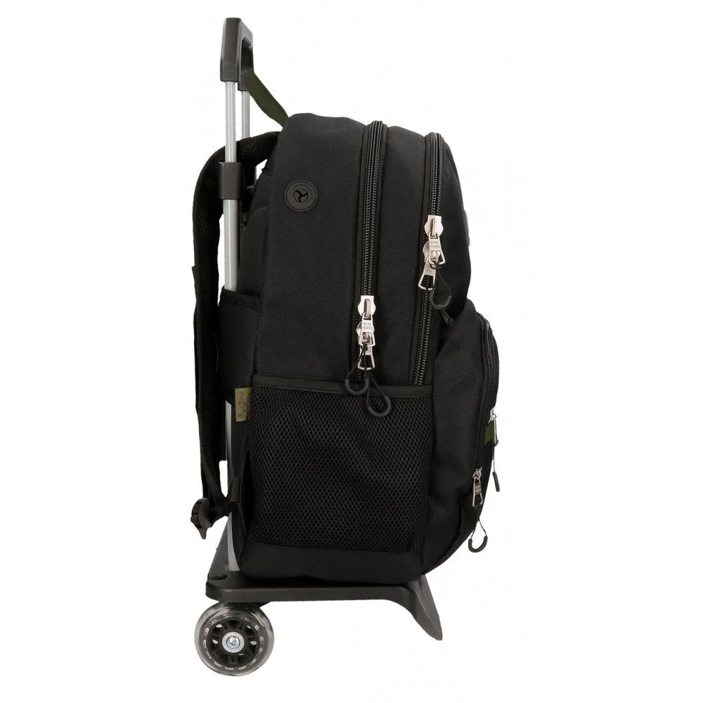 Mochila Pepe Jeans Luca doble compartimento con carro - Image 12