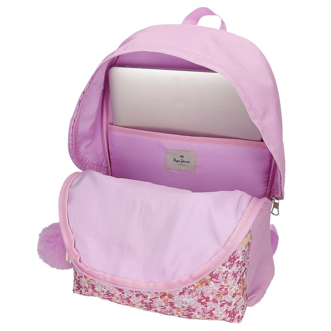 Mochila Pepe Jeans Sandra 42 cm adaptable a carro - Image 5