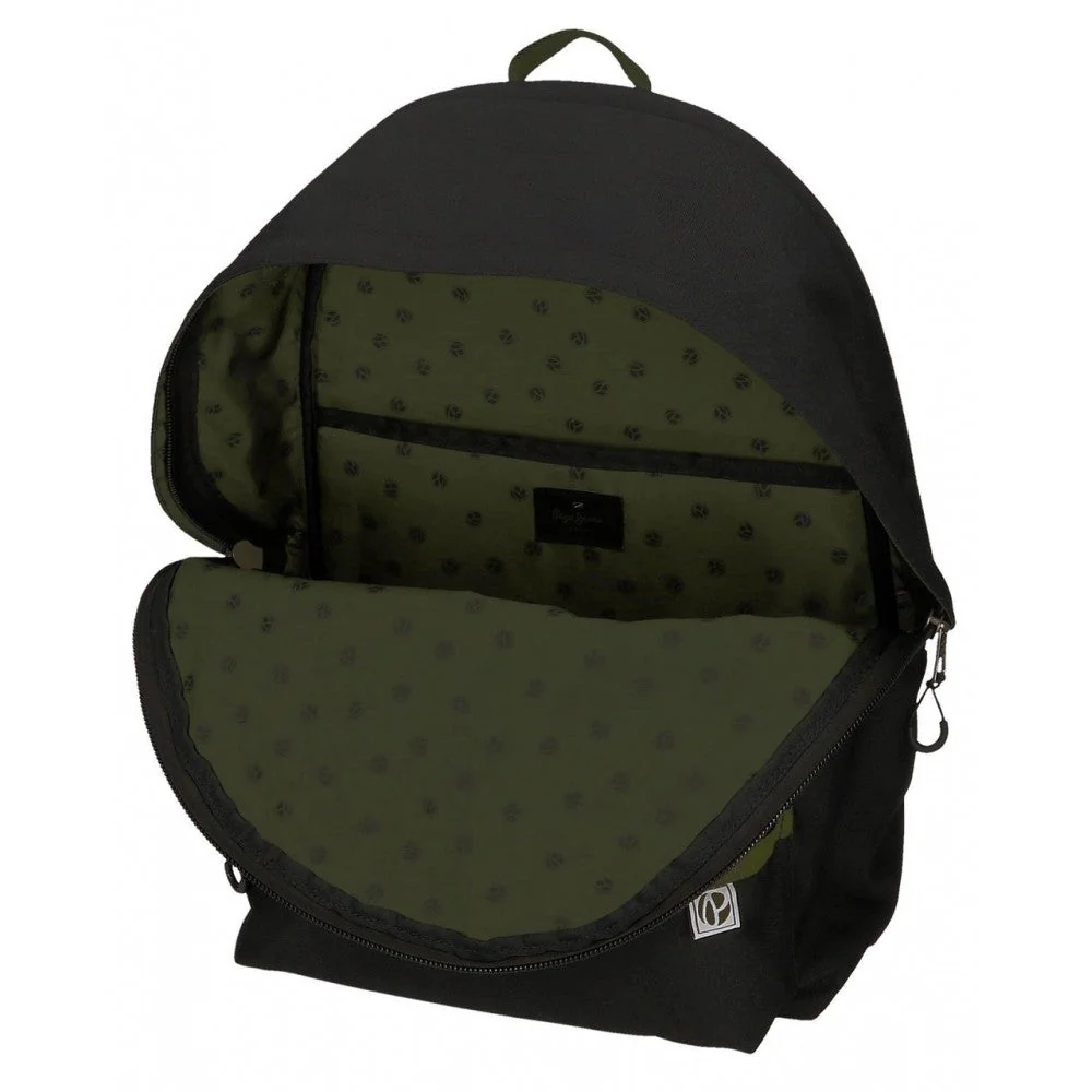 Mochila porta ordenador dos compartimentos Pepe Jeans Luca con carro - Image 2