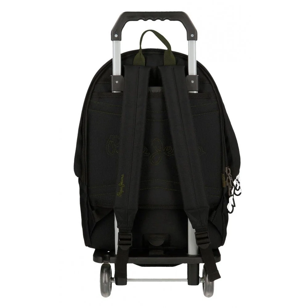 Mochila porta ordenador dos compartimentos Pepe Jeans Luca con carro - Image 5