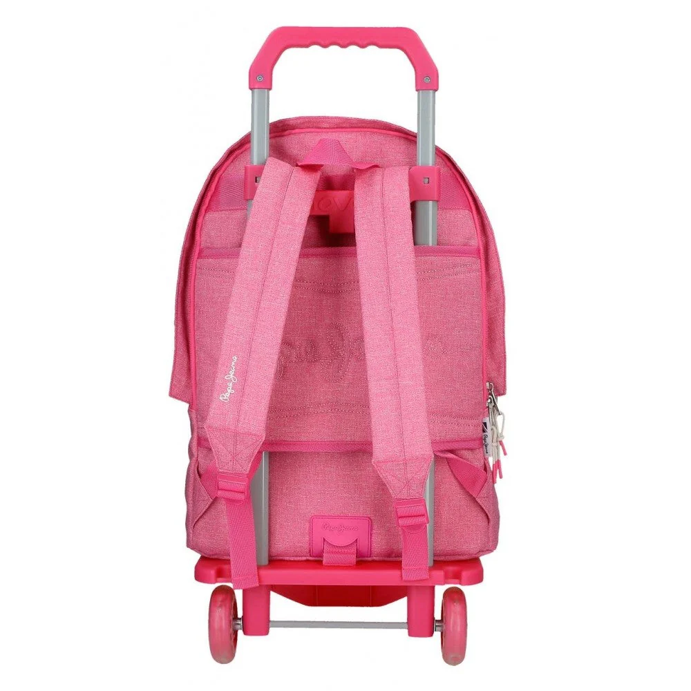 Mochila porta ordenador dos compartimentos Pepe Jeans Luna con carro - Image 10