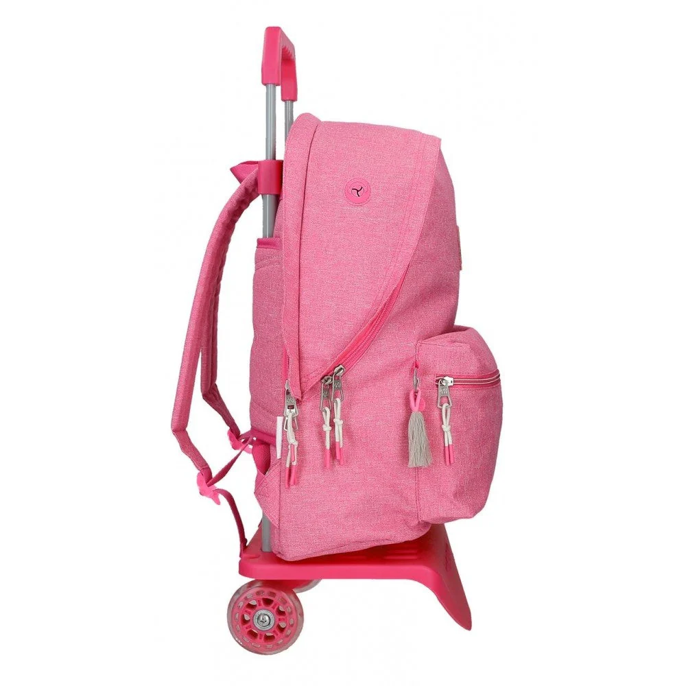 Mochila porta ordenador dos compartimentos Pepe Jeans Luna con carro - Image 12