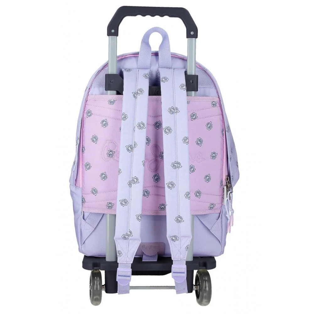 Mochila porta ordenador Pepe Jeans Becca dos compartimentos 44 cm con carro - Image 3