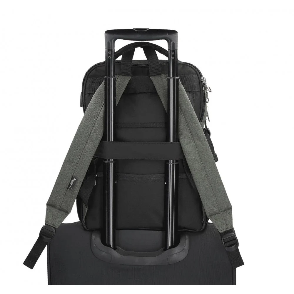 Mochila Porta ordenador Pepe Jeans Jarvis 15,6- Verde - Image 3