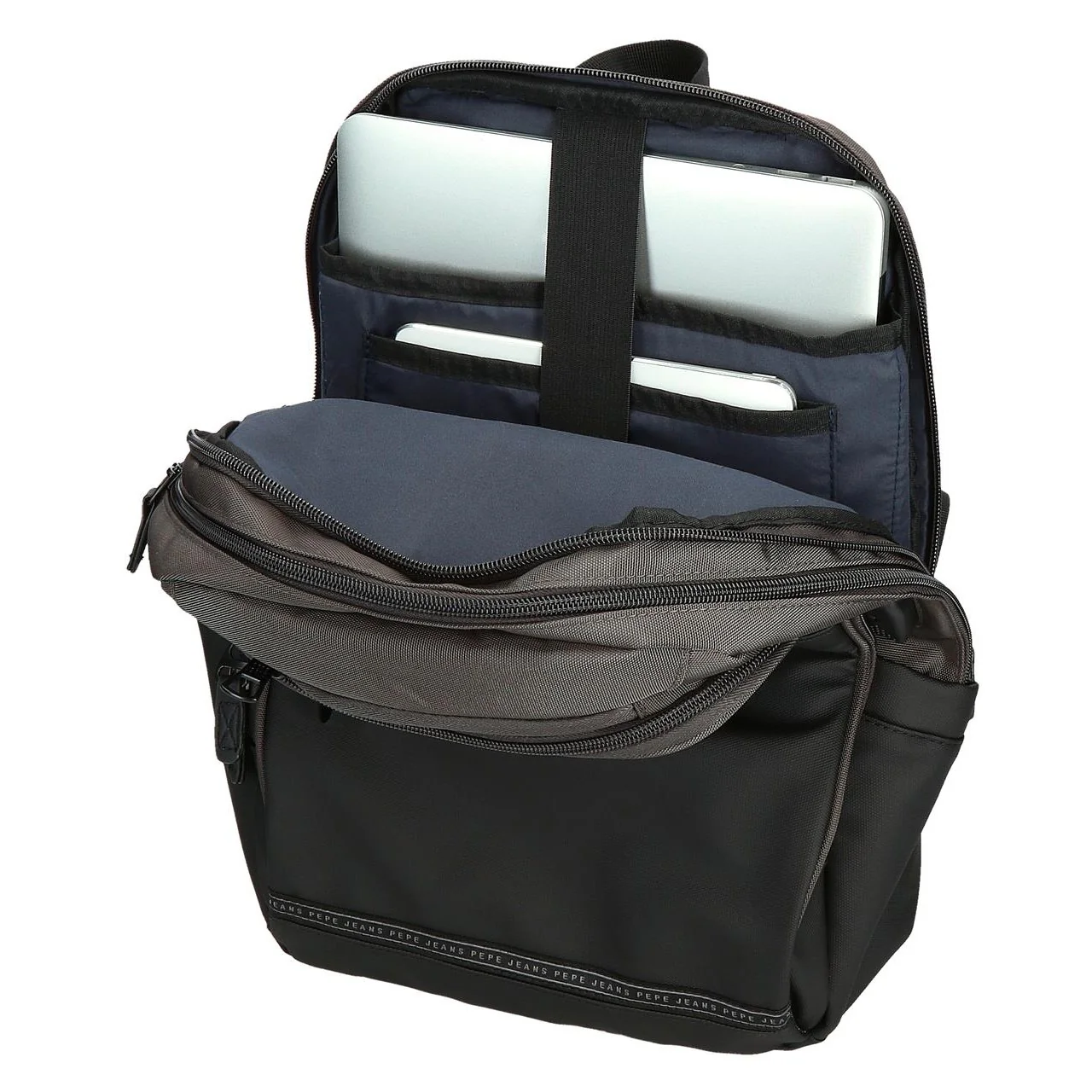 Mochila portaordenador 13,3" Pepe Jeans Stratford dos compartimentos adaptable - Image 6