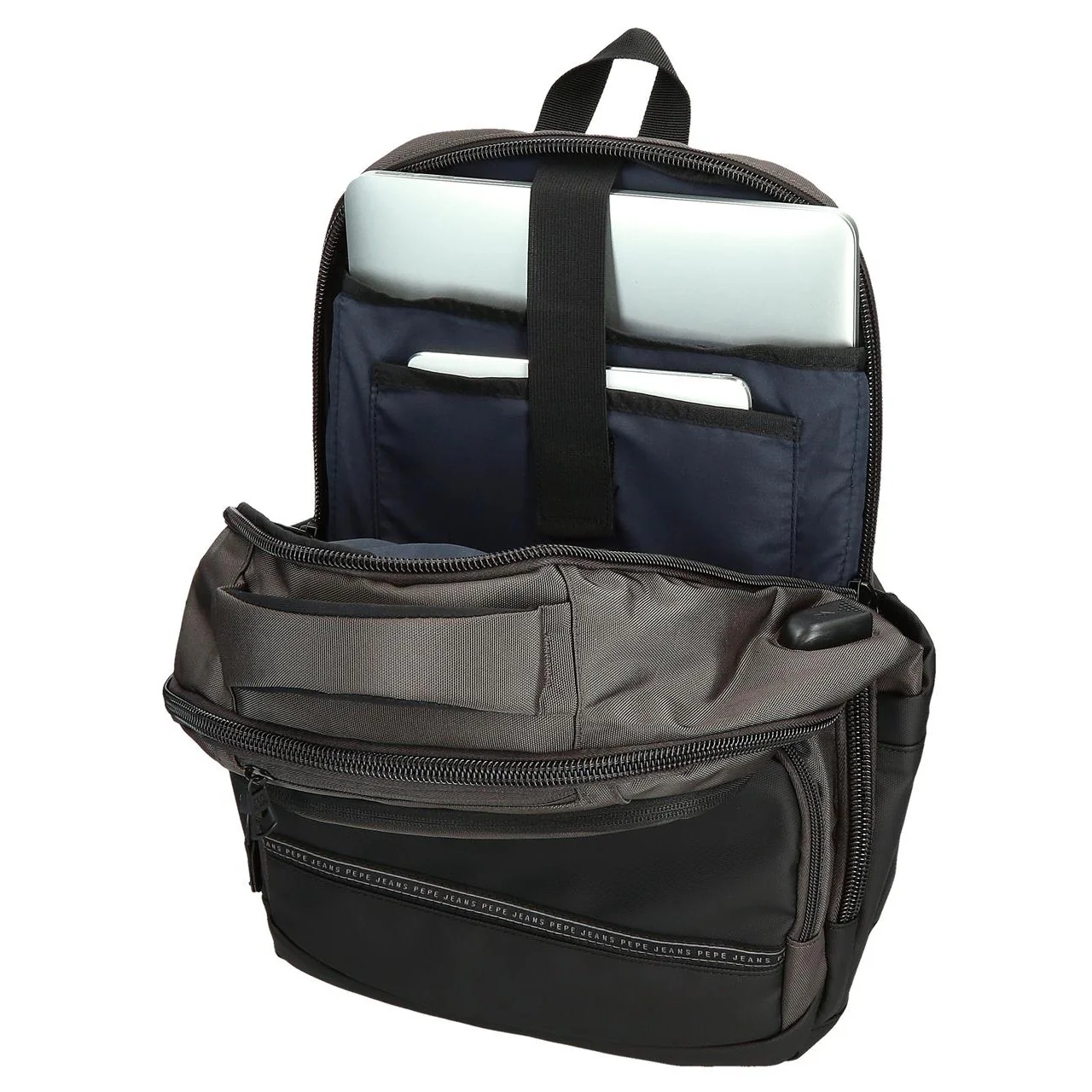 Mochila portaordenador 15,6" Pepe Jeans Stratford dos compartimentos adaptable - Image 5